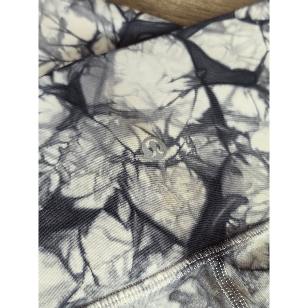 Lululemon Wunder Under High-Rise Tights Dual Shibori Tie-dye Pattern 25" Size 2